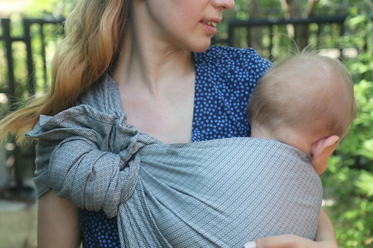 Neko Ring Sling - Grey Diamond - Image 3