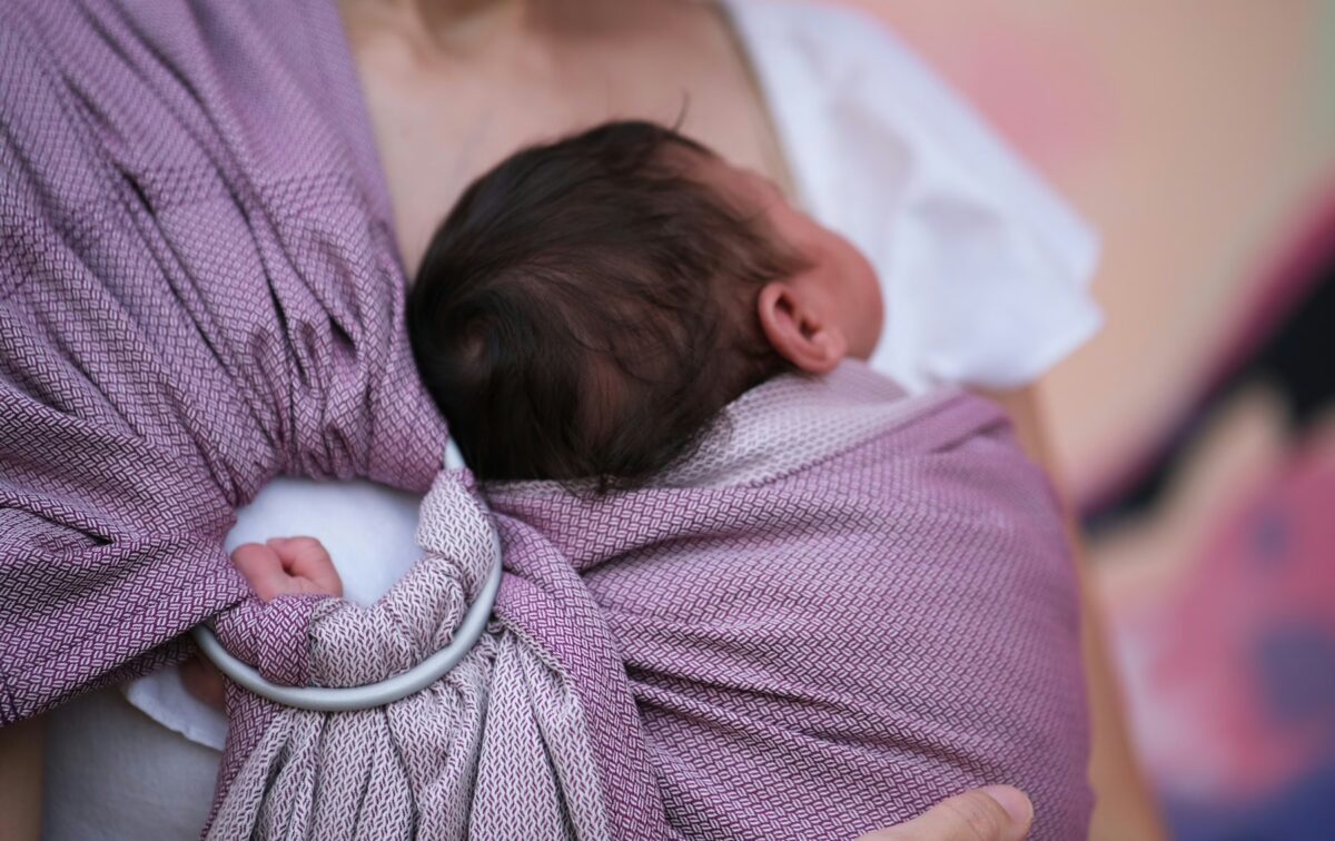 Neko Ring Sling - Cotton Candy - Image 6
