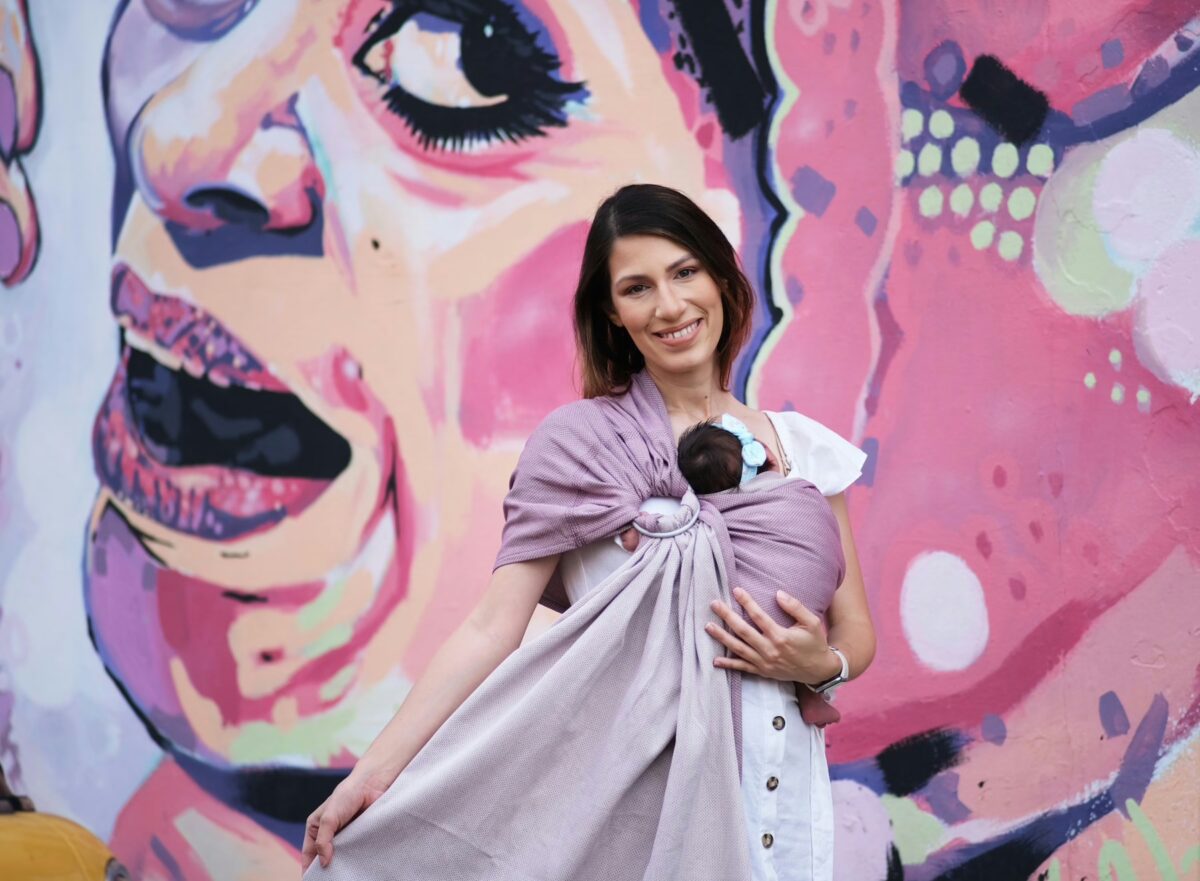 Neko Ring Sling - Cotton Candy - Image 3