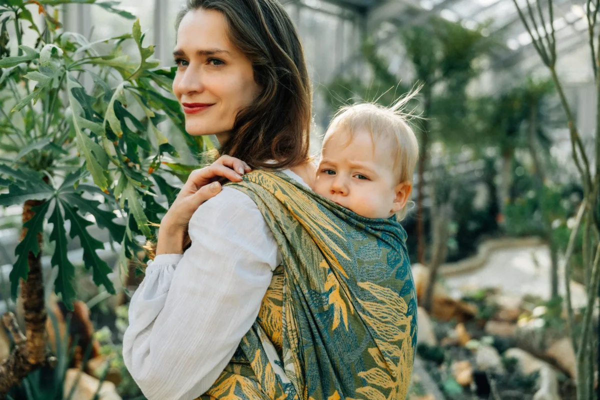 LennyLamb Woven Wrap - Rainforest Selva - Image 4